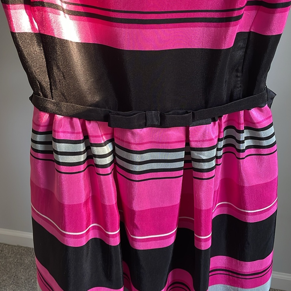 Establish 1962 Size 6 Pink & Black Dress - Picture 3 of 5